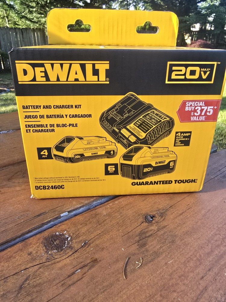 DEWALT BATTERY AND CHARGER KIT