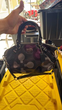 Coach Signature Print Mini Satchel Bag