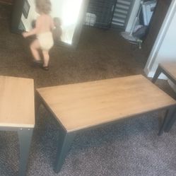 Coffee Table Two End Tables