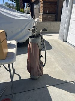 Bag And Golf Clubs