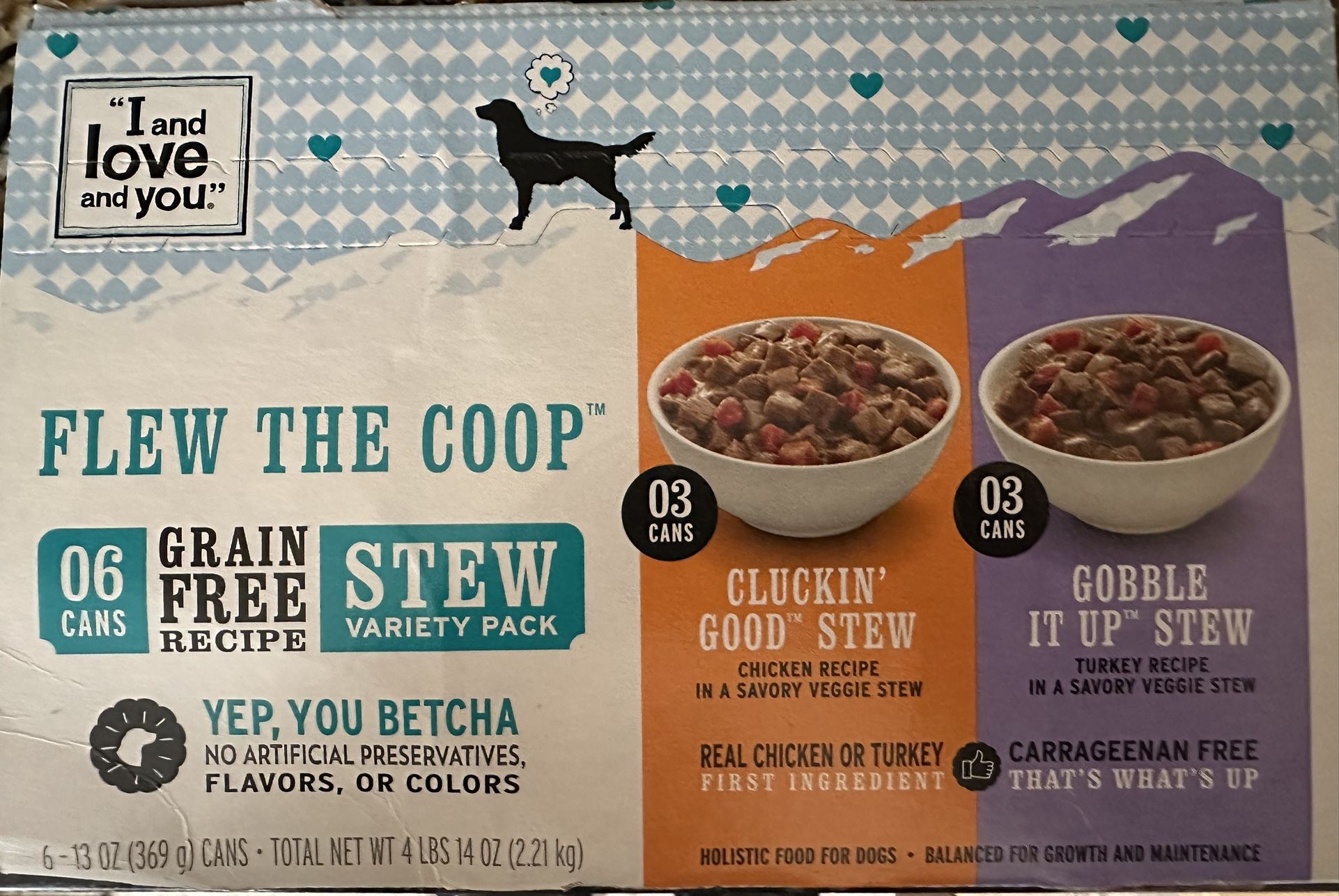 I And Love And You Dog Food