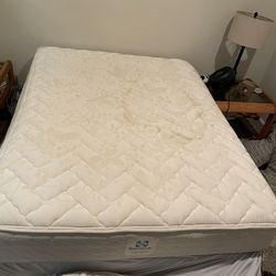 Queen Mattress, Box Spring, And Bed Frame
