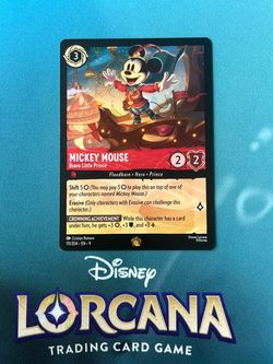Disney Lorcana TCG (Mickey Mouse - Brave Little Prince, Legendary) Make an Offer!