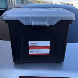 New portable file tote 13.8 inches in height times 10.1 inches inch width times 11.7 in depth