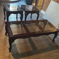 Coffee Table and End Tables 