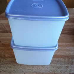 Vintage Tupperware Square Rounds 