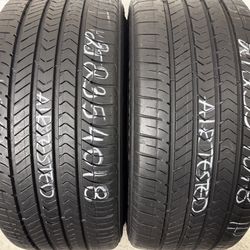 2 Tires 235 40 18 Goodyear Eagle Sport As High Tread
