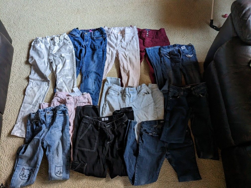 Girls Jeans Like New