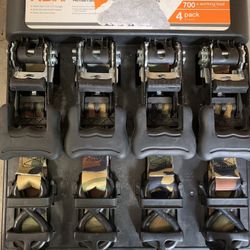 HDX Camp ratchet 4pack 700lb