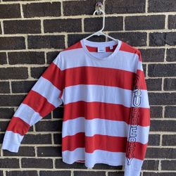 Burberry Striped Long Sleeve Shirt SzS