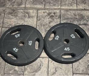 45 lbs plates (2)