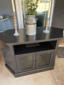 Black matte Shabby rustic solid wood multi purpose furniture- black - 48 inches wide / 20.5 inches deep/ 30 inches high
