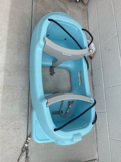 Step2 Signature Rocket Swing for Two: Toddler & Baby Outdoor Double Swing