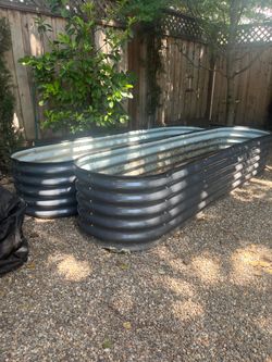 Vego garden raised beds, 17” tall, 9 in 1 modular metal planter bed