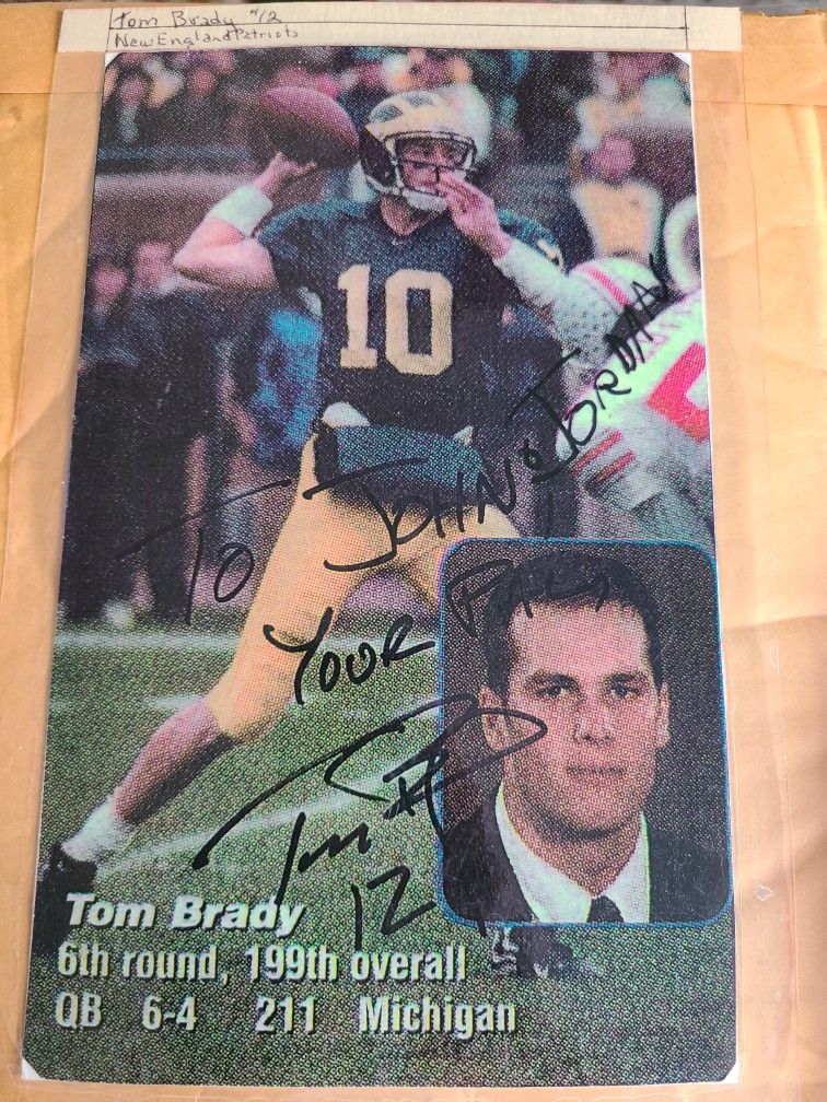New England Patriots Autographs