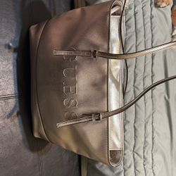 Guess Purse - Silver 
