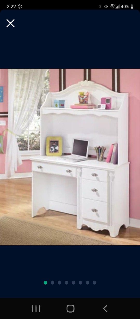 Ashley Furniture Exquisite Desk and Hutch  