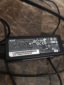 Acer laptop charger
