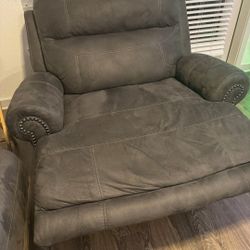 Austere Oversize 2 Seat Reclining Sofa  & Oversize Recliner Set -Signature designer Ashley sold toge