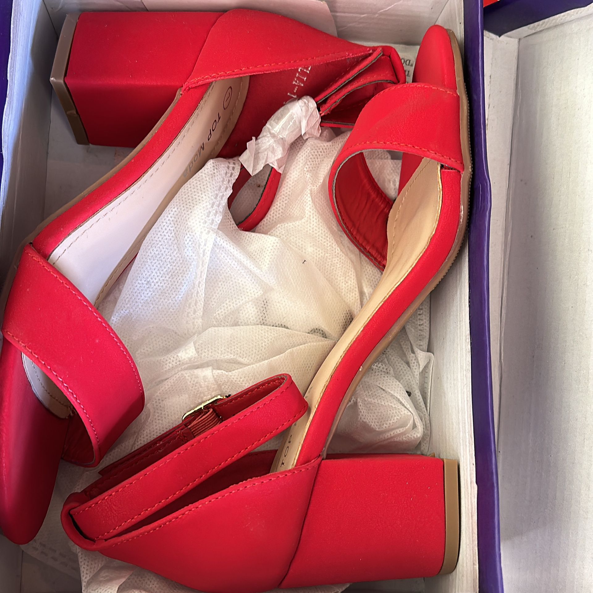 New Red Heels Size 7
