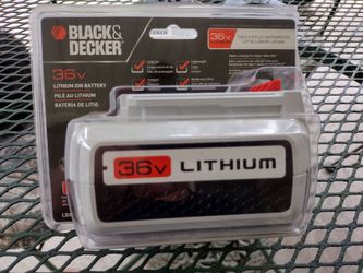 Pair of Black & Decker 36 Volt Lithium Batteries