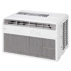 LG 6,000 BTU 115-Volt Window Air Conditioner Cools 250 sq. ft with Remote and Dehumidifier in White