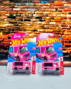 Hot Wheels Barbie Dream Camper Camper Van  Pink  $8 Each