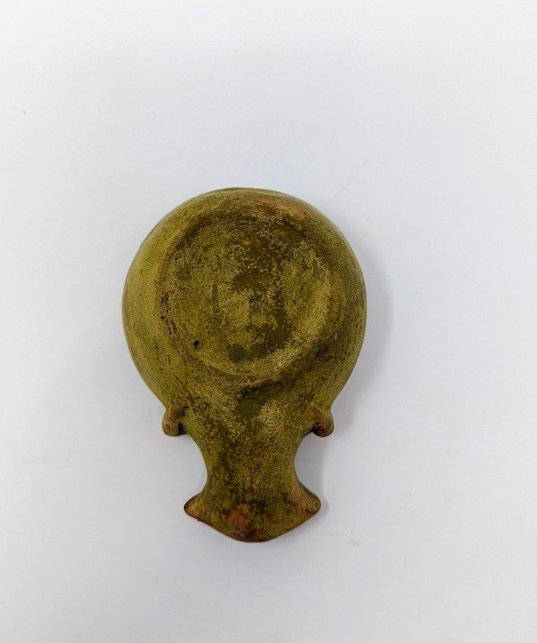 Antique Roman Terracotta Oil Lamp | Winged Goddess Nike