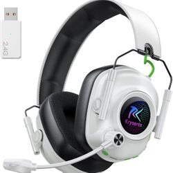 Wireless Gaming Headset w/ Noise Canceling Microphone for PC PS5 PS4 Switch New