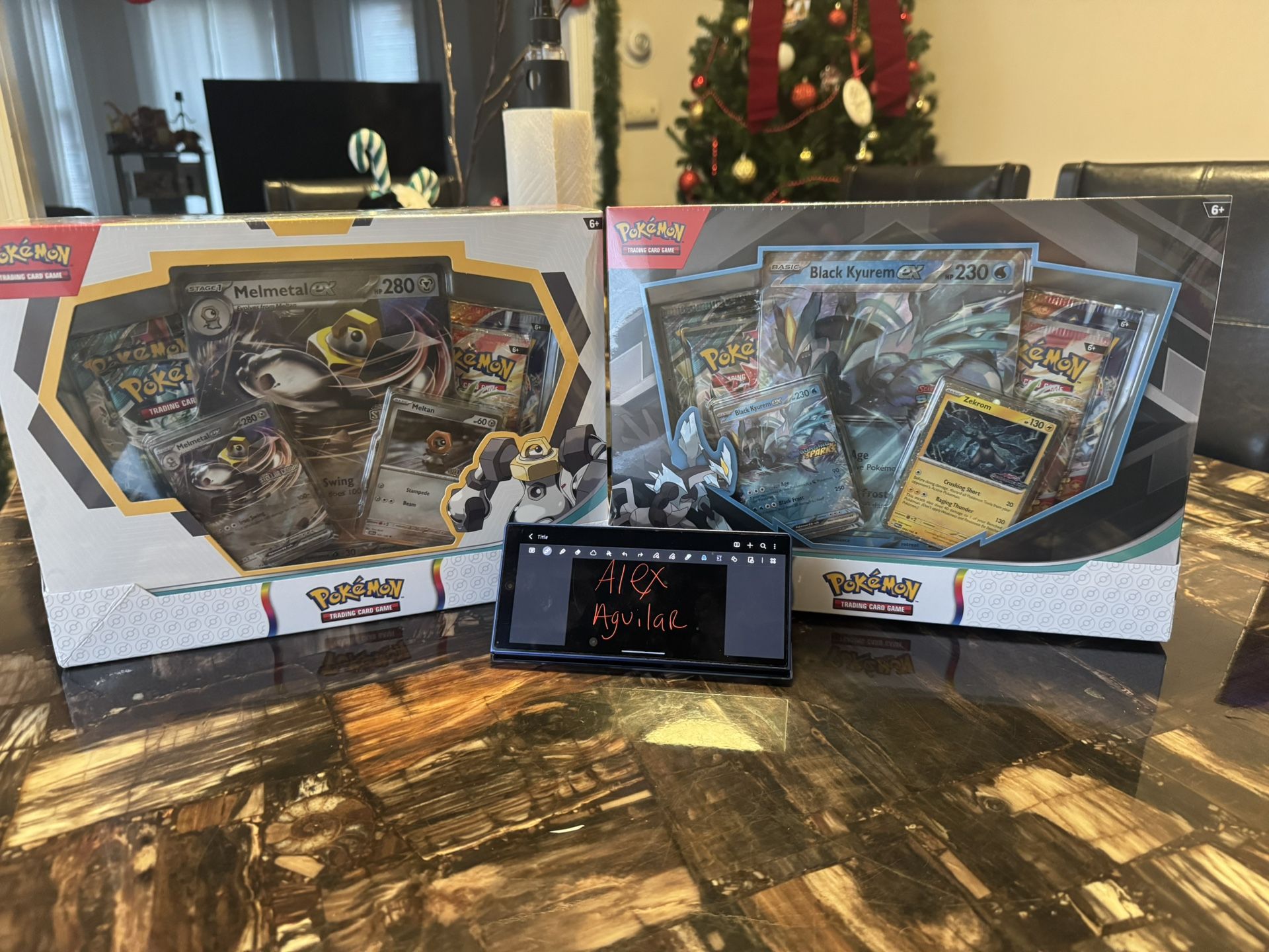 Pokemon Kyurem And Melmetal EX boxes Duo