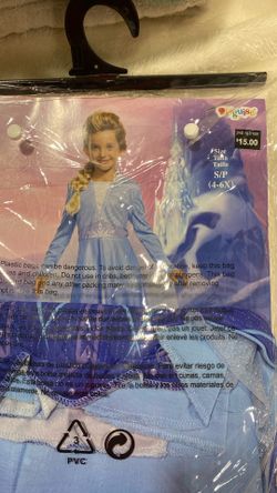 Frozen Princess Costume S/P 4-6x