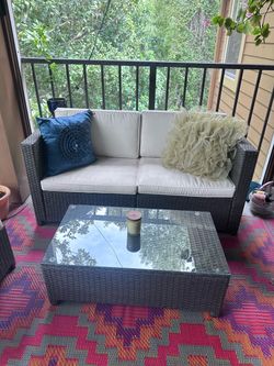 Patio set, small. Like new