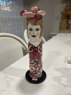 Vintage Bella Casa - Susan Paley by Ganz - Joanna #BC5986 10" Vase/Candlestick Like NEW!