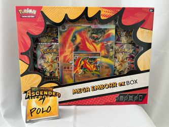 Pokemon Ascended Heroes Mega Emboar ex Box