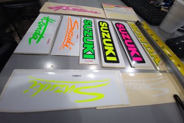 Vintage Suzuki Logo. NOS