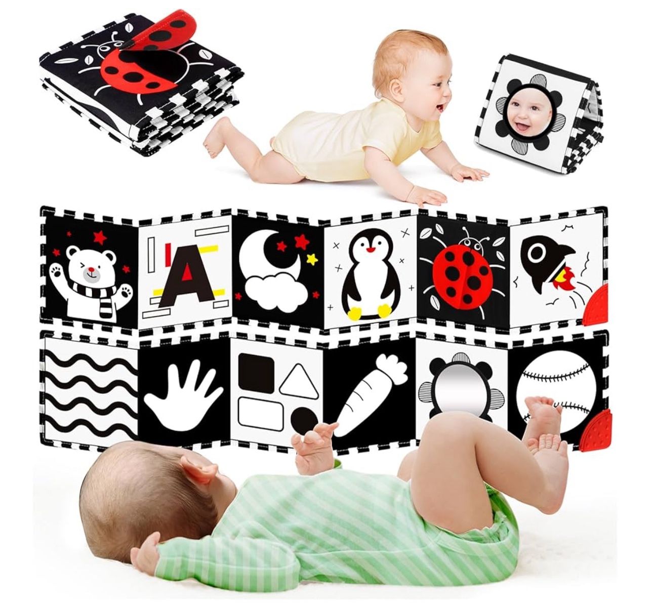 High Contrast Baby Toys for Newborn