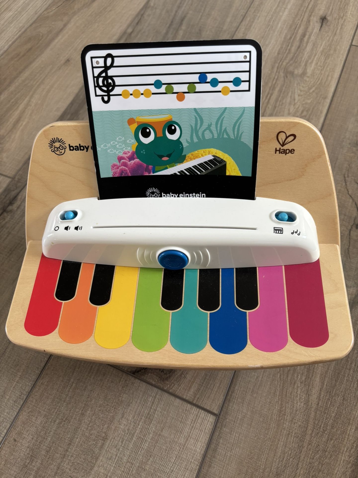 Baby Einstein And Hape Wooden Toy Piano