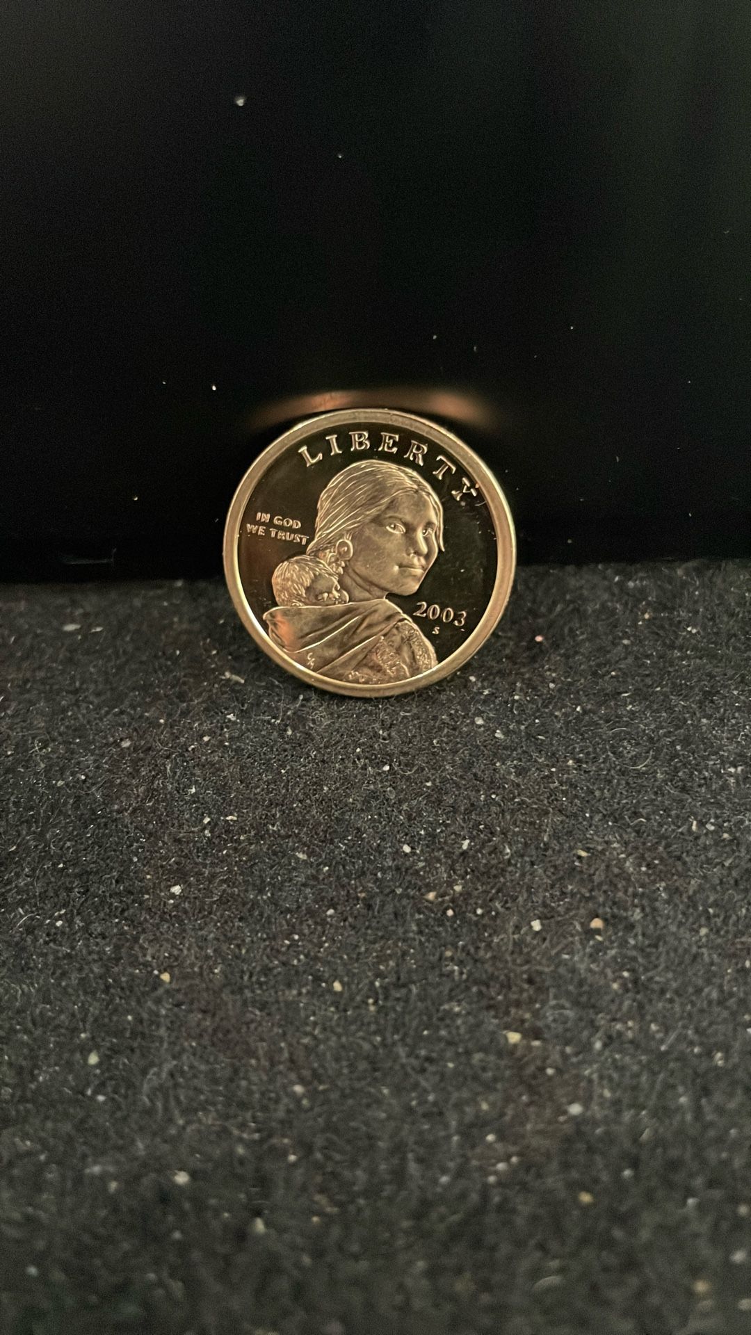 2003 S Gem Proof Sacagawea Dollar With A Crazy Cameo 632