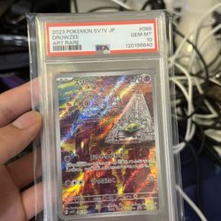 DROWZEE 086/078 PSA 10 POKEMON SV1V-VIOLET ex 2023 JAPANESE ART RARE