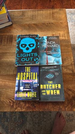 Lot of 4 Thriller Novels