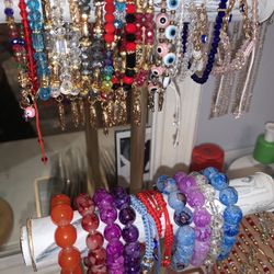 Bracelets , Crystal Bracelets , Evil Eye anklets