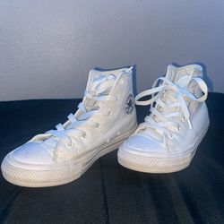 Converse White High Top Shoes