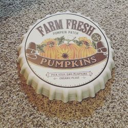 Fall Bottle Cap Wall Decor 