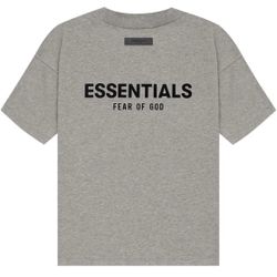 Essentials Fear Of God SS22 Dark Oatmeal T-shirt XXS XS S M XL XXL