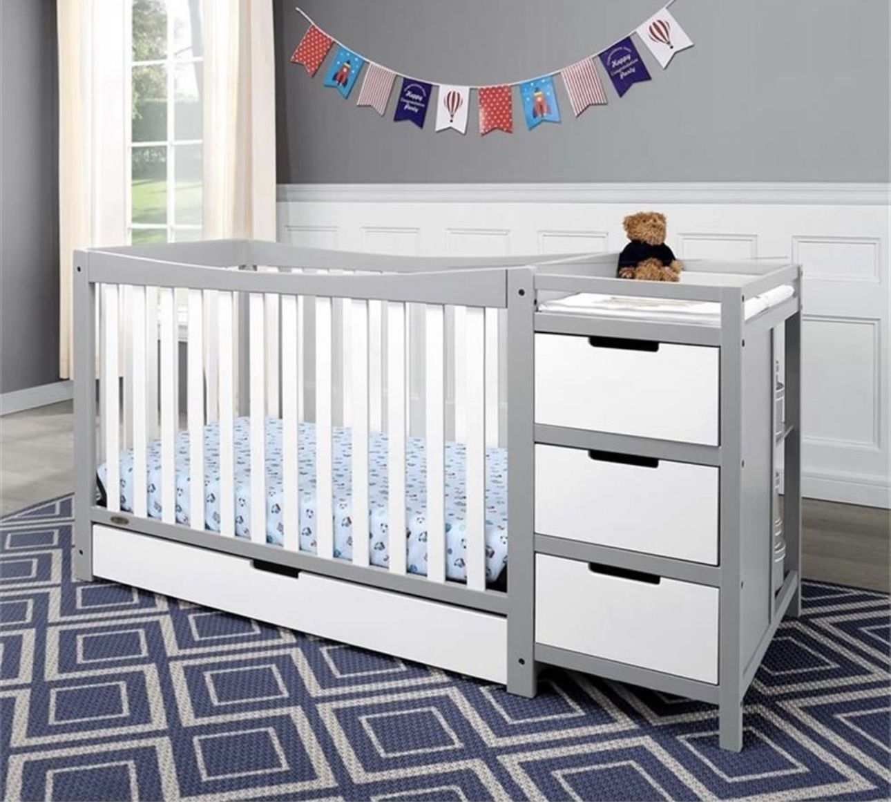 Crib With Changing Table