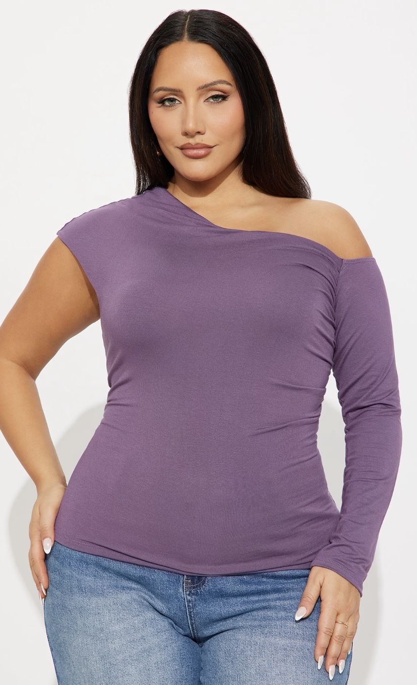 Fashion Nova Top -Purple Size 2X