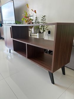 TV stand - walnut