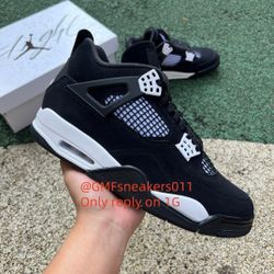 Air Jordan 4 AJ4 White thunder