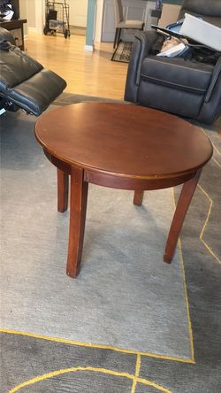 wooden coffee table
