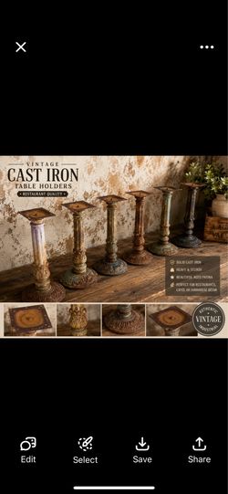 Cast iron stands